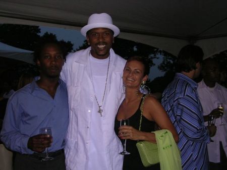 An event in East Hamptons With Partner Taramra And NBA star oops!! so many I forgot his name