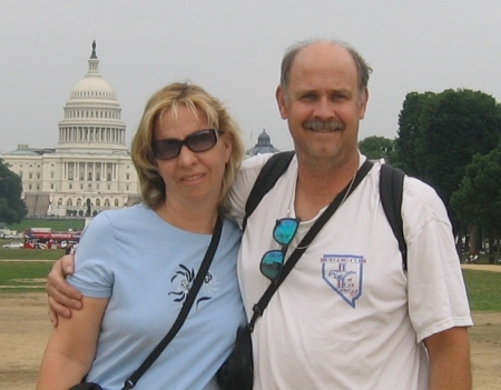 me and the wife in washington D.C.