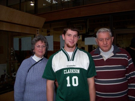 My son Joe with his grandparents, the Pratts
