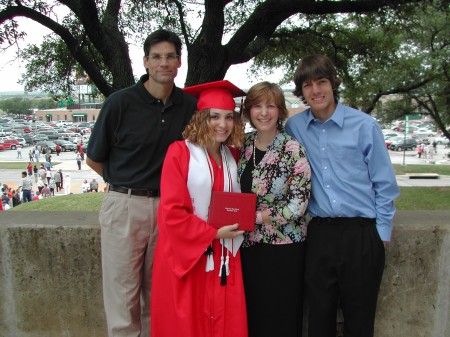 Family at HS graduation