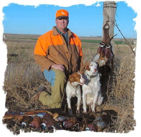 Hunting wild pheasant in the Texas panhandle