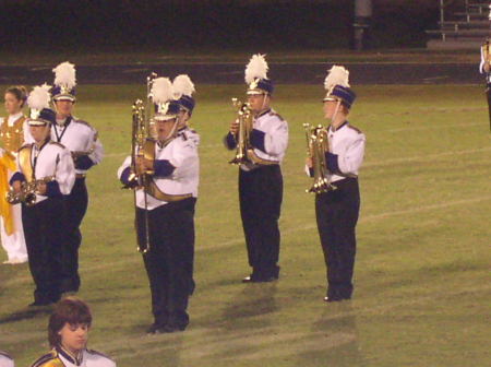 Anthony in Marching band contest 2004