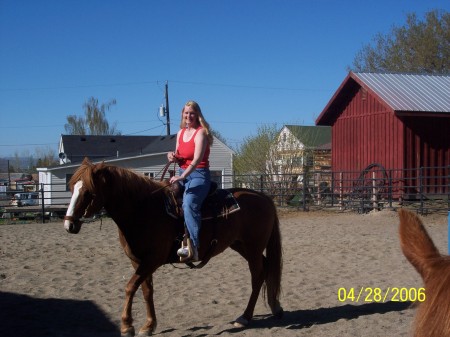 me riding (last real riding opportunity)