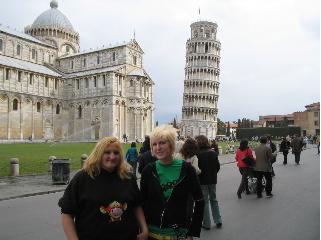 Here are my babies in Pisa, Italy. March 2005