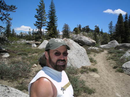 At the top of Kaiser pass