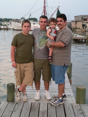 Me and my three wonderful sons  July 2007