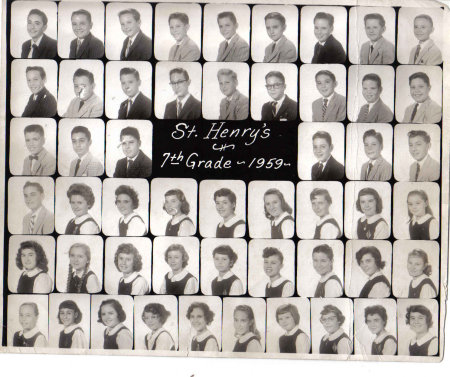 Esther Leithmann's album, St. Henry&#39;s Graduating Class 1959-1960