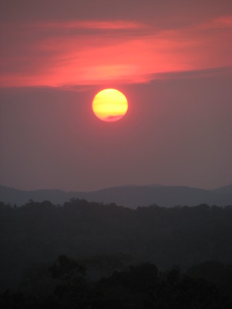 Tikal sunset