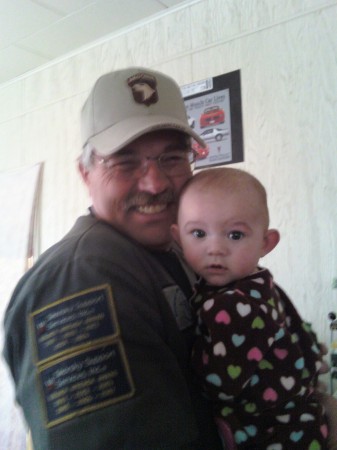 My first granddaughter and I