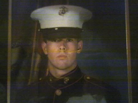 my son, charles a Marine