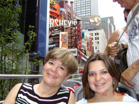 Kim Blake McElroy and Mallory in NYC