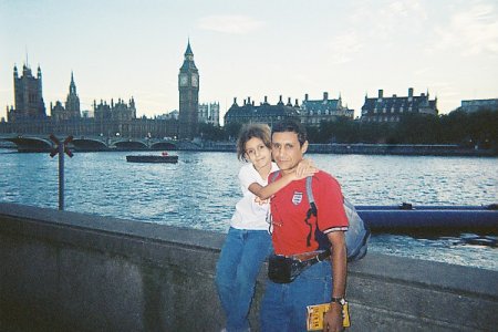 My Husband and Daughter in London 2002