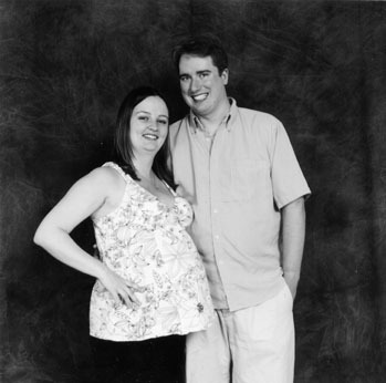 9 Months Pregnant  July 2004