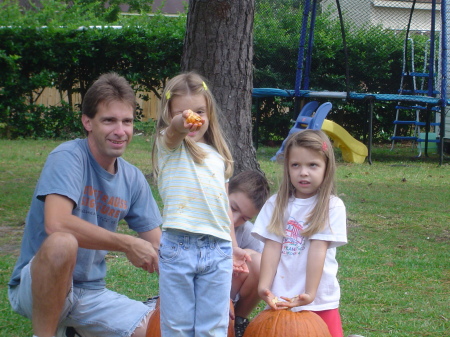 my husband Scott with our girls, Carley and Kristy and our son Austin