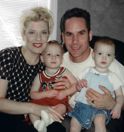 Julie, Gary and second set of twins 1999