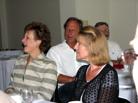 Suanne, Kelly & Kay listening to Mark's update