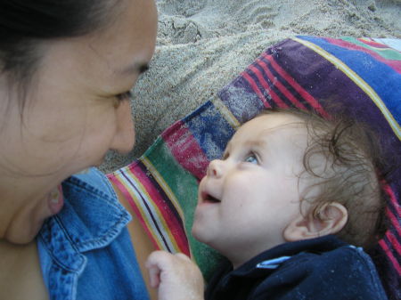 Two of us at the beach