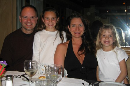 My family - Jeff, Gabrielle, Me and Victoria - May 2007