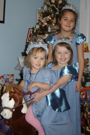 Abigail Grace and Jenna Christmas 2004
