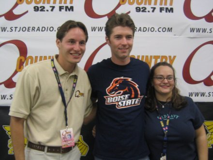 Josh Turner, my wife and me