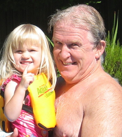 Grandpa Ron and #1 Grandaughter Amanda- 08/07