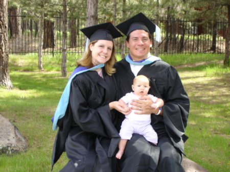 masters graduates with Lily