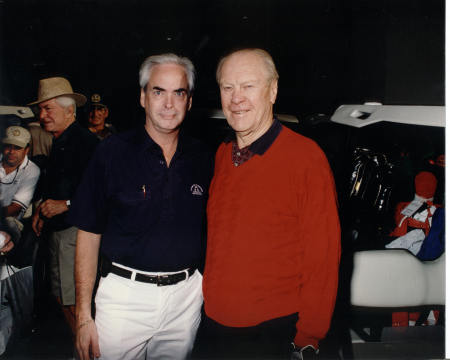 With President Ford (golf)