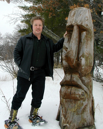 Matt and the Snow Moai