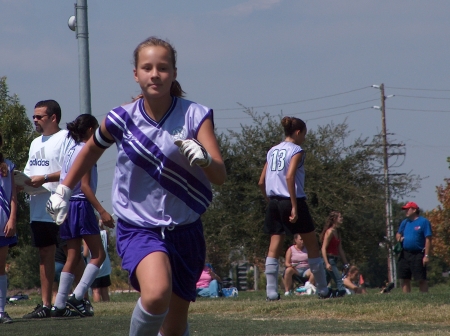 my daughter Shelly "soccer queen"