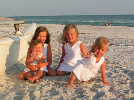 Grand daughters at the beach 2005