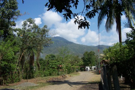 View from the back of AEPDI, El Estor, Guatemala