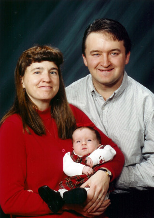 First Family Portrait--baby was two weeks old