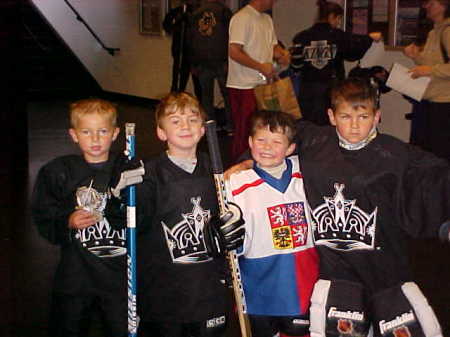 Andy Romani, Eric Johnson, Jacob Modry, Cody Ericsson