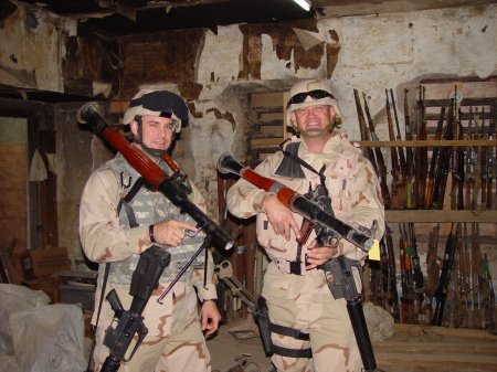 Arms room at Abu Ghraib