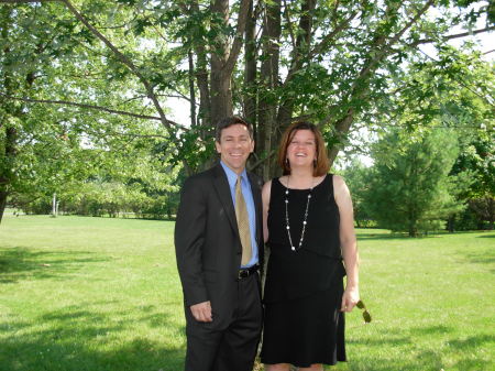 Bill & Pam before a wedding summer 07