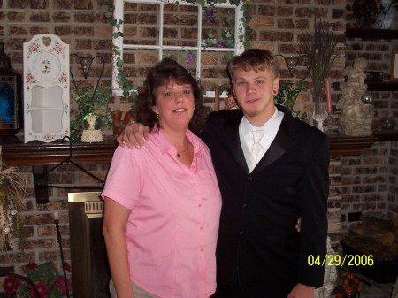 Me and my son Corey Senior Prom