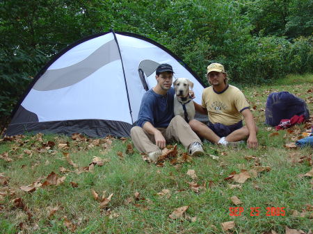 camping along the Potomac River