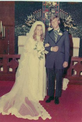 My wedding to Dr. Robert Rayburn June 10 1972