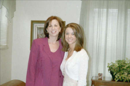 My daughter Suzanne and me, spring 2005