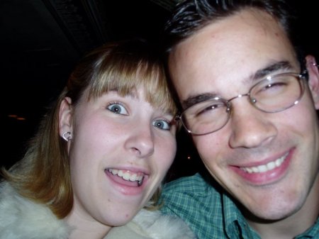 me and my fiance on the dinner train Oct 22nd 2005