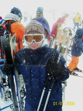 Skiing in Japan....