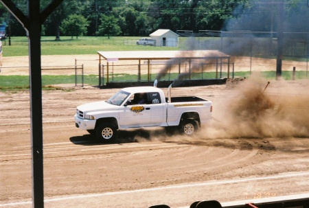 Our pulling truck