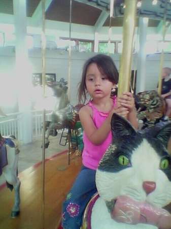 Maddy 05 on the carousel