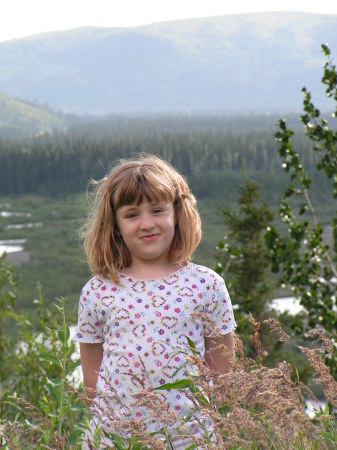 Alex outside of Denali in July 2004