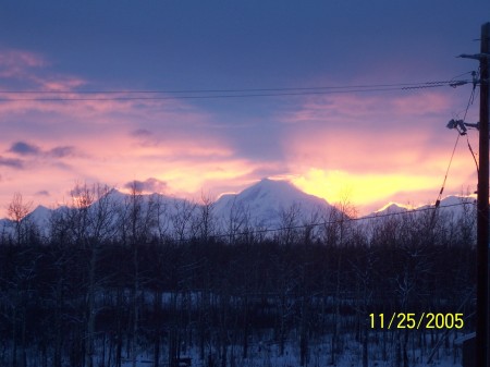 Alaska Sunset, Nov 2005