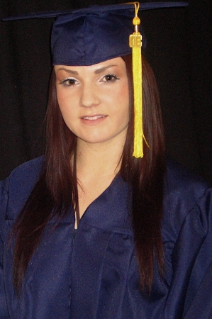 My daughter, Jessica, graduating with Chemistry/Criminal Justice  Degree
