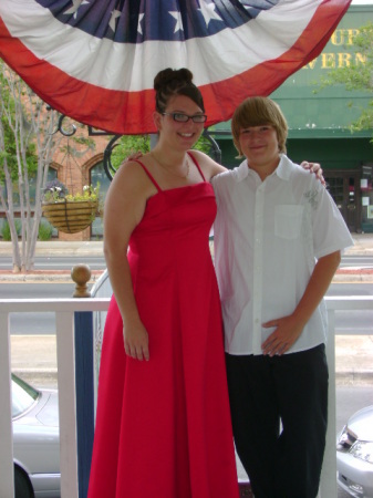 Megan and her brother Cody May 2008
