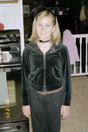 Olivia at Halloween 2005