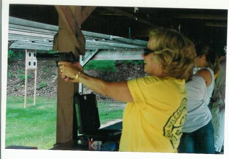 Bette and a Glock 50 cal