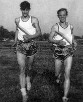 Cross Country co-captains, Fall 1968